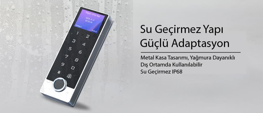 SR-213 LCD EM Tuş Takımı ve Parmak İzi Kart Okuyucular
